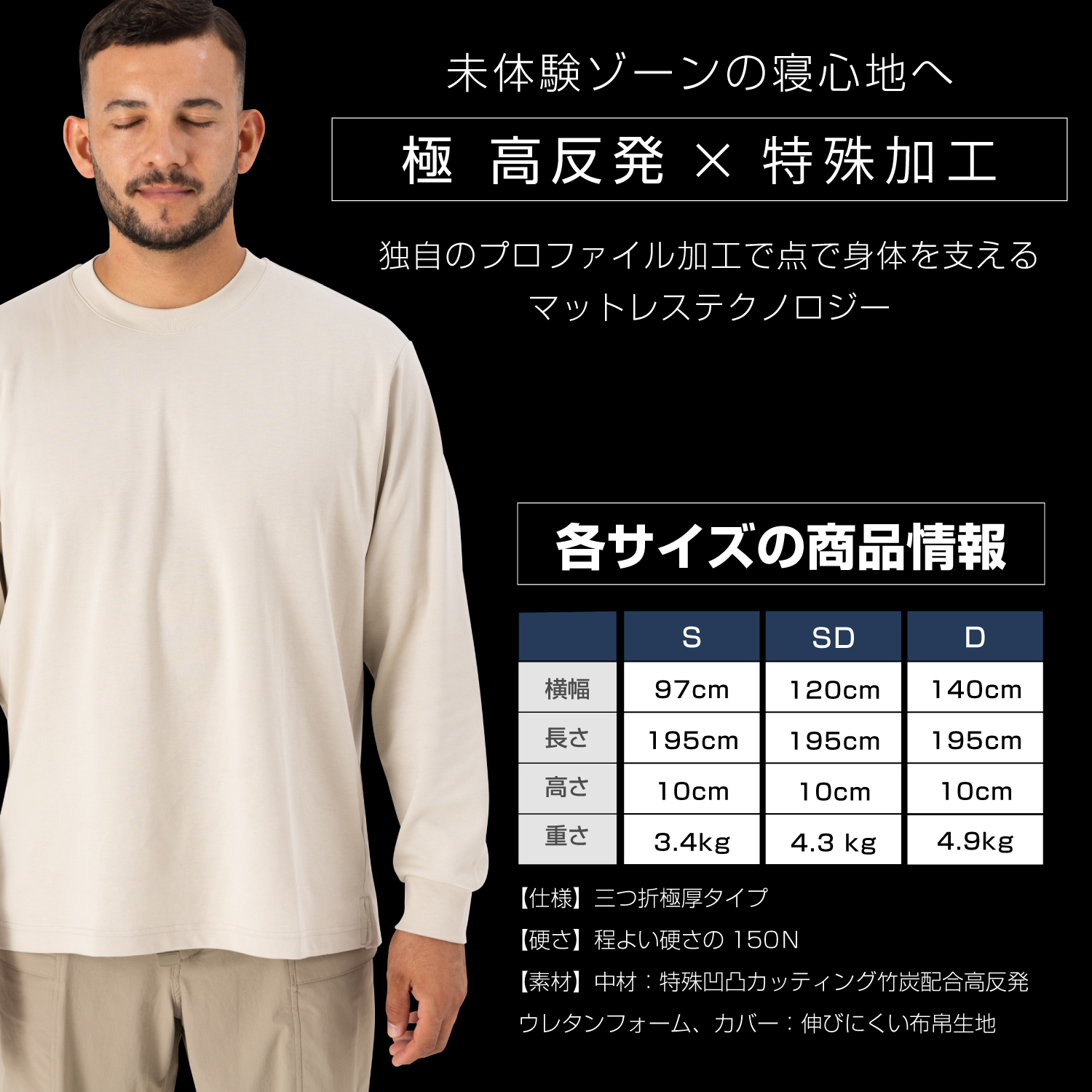 高反発マットレス